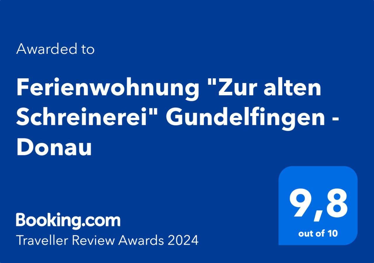 Ferienwohnung "Zur Alten Schreinerei" Gundelfingen - Donau Gundelfingen an der Donau Dış mekan fotoğraf