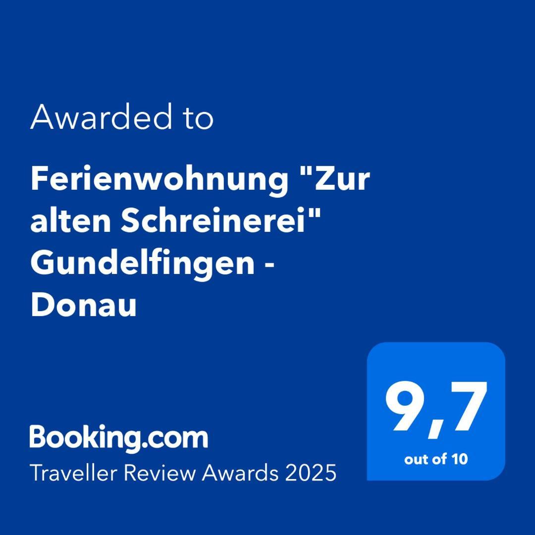 Ferienwohnung "Zur Alten Schreinerei" Gundelfingen - Donau Gundelfingen an der Donau Dış mekan fotoğraf